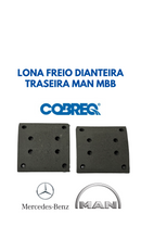 LONA DE FREIO DIANTEIRA E TRASEIRA (Cod. 22156)