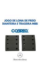 LONA DE FREIO DIANTEIRA E TRASEIRA (Cod.37143)