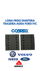LONA DE FREIO DIANTEIRA E TRASEIRA (Cod.1027)