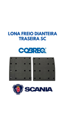LONA FREIO DIANTEIRA E TRASEIRA SC (Cod.1019)