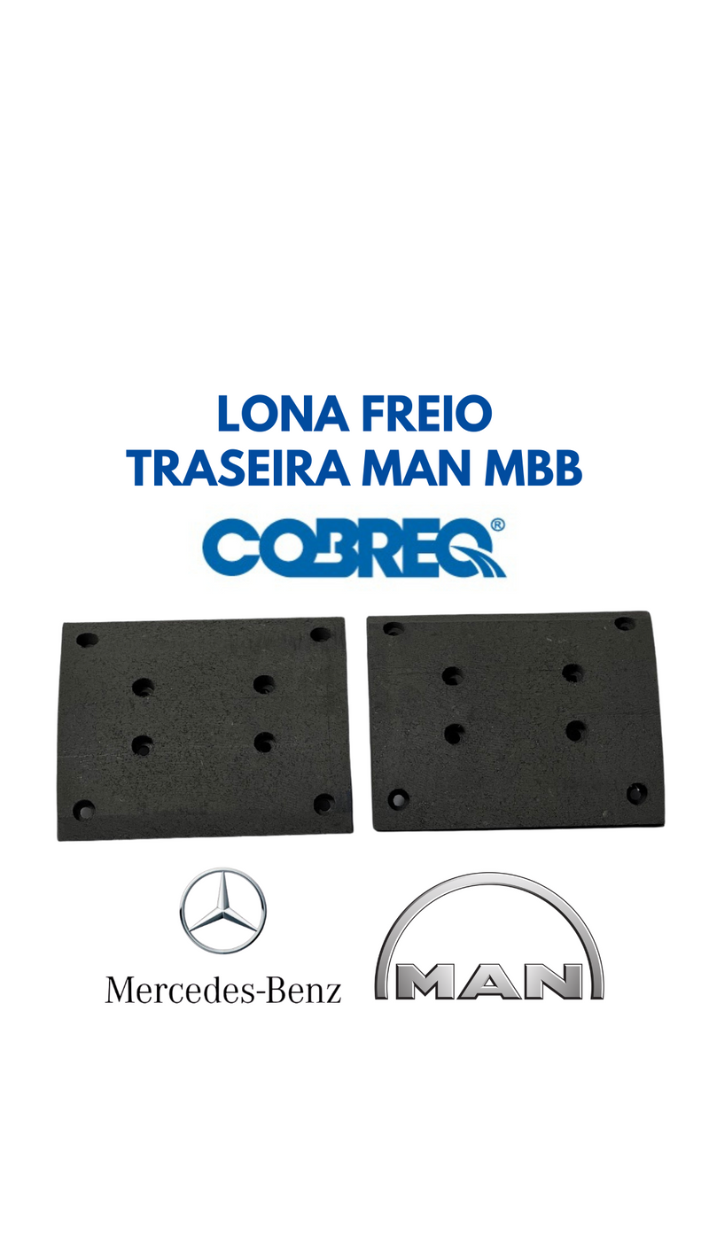 LONA DE FREIO TRASEIRA (Cod.1025)