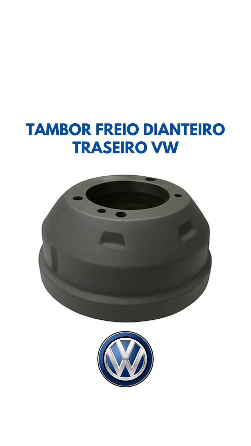 TAMBOR FREIO DIANTEIRO TRASEIRO VW (Cod.23192)